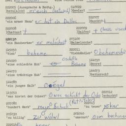 Western questionnaire, answ...
