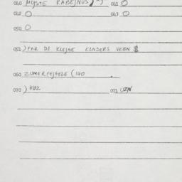 Eastern questionnaire, answ...