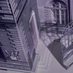 Model, aerial view of Buchh...