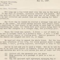 Letter from H. S. Meredith ...
