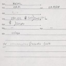Eastern questionnaire, answ...