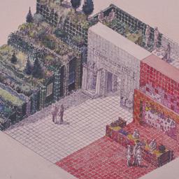 Aerial perspective drawing,...