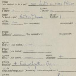 Western questionnaire, answ...