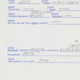 Western questionnaire, answ...