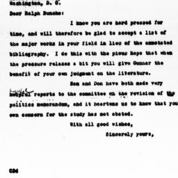 Letter from Charles Dollard...