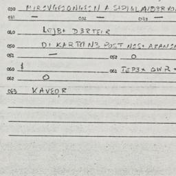 Eastern questionnaire, answ...