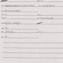 Eastern questionnaire, answ...