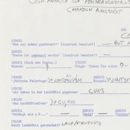 Western questionnaire, answ...