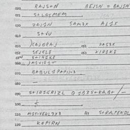 Eastern questionnaire, answ...