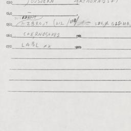 Eastern questionnaire, answ...