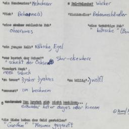 Western questionnaire, answ...