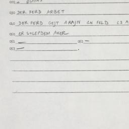 Eastern questionnaire, answ...