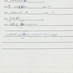 Eastern questionnaire, answ...