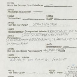 Western questionnaire, answ...