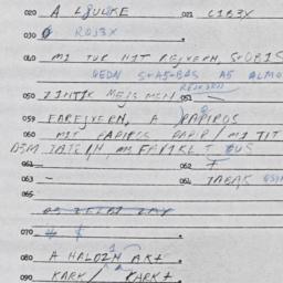 Eastern questionnaire, answ...
