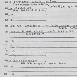 Eastern questionnaire, answ...