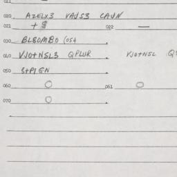 Eastern questionnaire, answ...