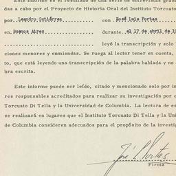 Reminiscences of José Luis...
