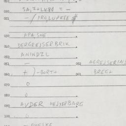 Eastern questionnaire, answ...