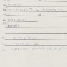 Eastern questionnaire, answ...