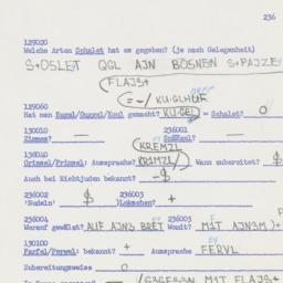 Western questionnaire, answ...