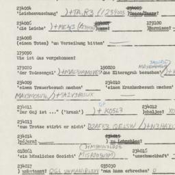 Western questionnaire, answ...