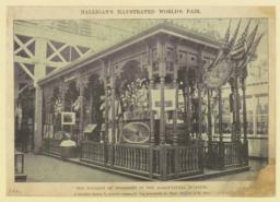 The Pavilion of Mississippi in the Agricultural Buildings. A beautiful display by patriotic women, showing principally the Staple Products of the State