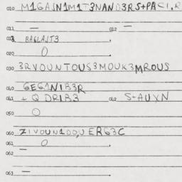 Eastern questionnaire, answ...