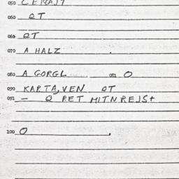 Eastern questionnaire, answ...
