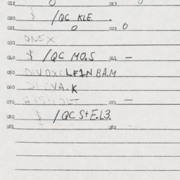 Eastern questionnaire, answ...