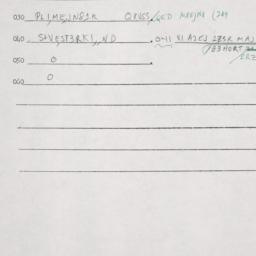 Eastern questionnaire, answ...