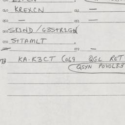 Eastern questionnaire, answ...