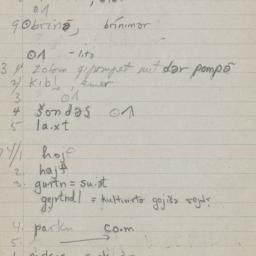Eastern questionnaire, blue...