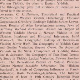 The
    Field of Yiddish