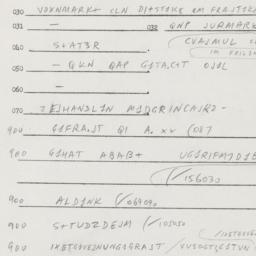 Eastern questionnaire, answ...