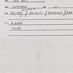 Eastern questionnaire, answ...