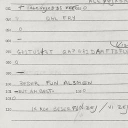 Eastern questionnaire, answ...