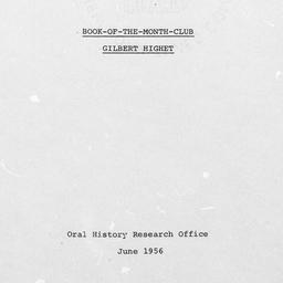 Reminiscences of Arthur Gil...