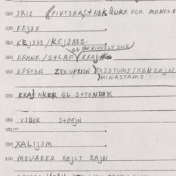 Eastern questionnaire, answ...