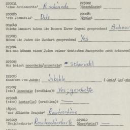 Western questionnaire, answ...