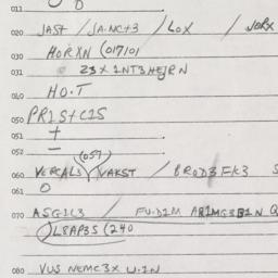 Eastern questionnaire, answ...