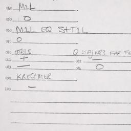 Eastern questionnaire, answ...