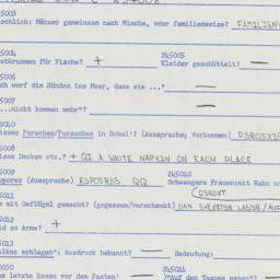 Western questionnaire, answ...