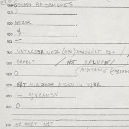 Eastern questionnaire, answ...