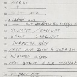 Eastern questionnaire, answ...