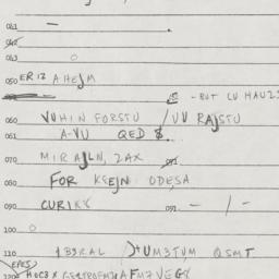 Eastern questionnaire, answ...