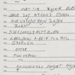 Eastern questionnaire, answ...