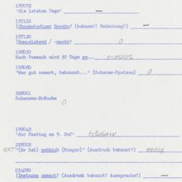 Western questionnaire, answ...