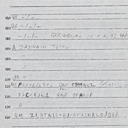 Eastern questionnaire, answ...