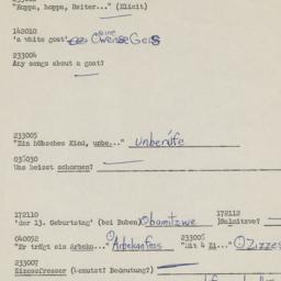 Western questionnaire, answ...